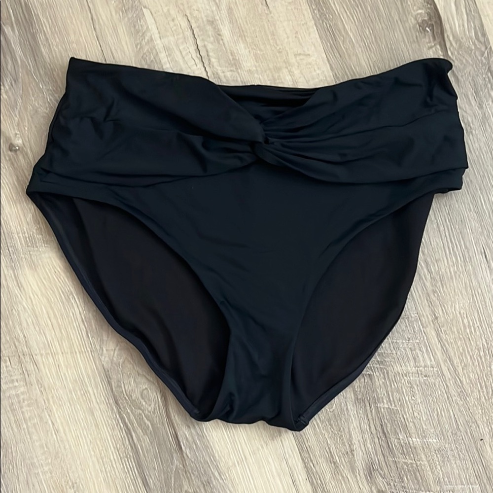La Vie En Rose Black Bikini Bottom